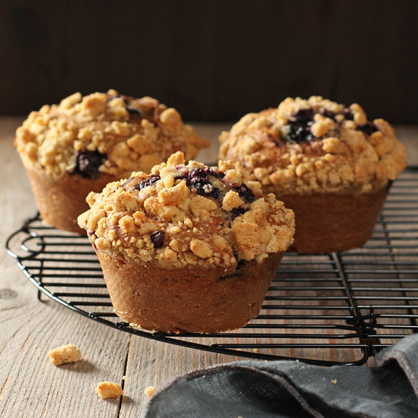 Veganer Blaubeer-Muffin
