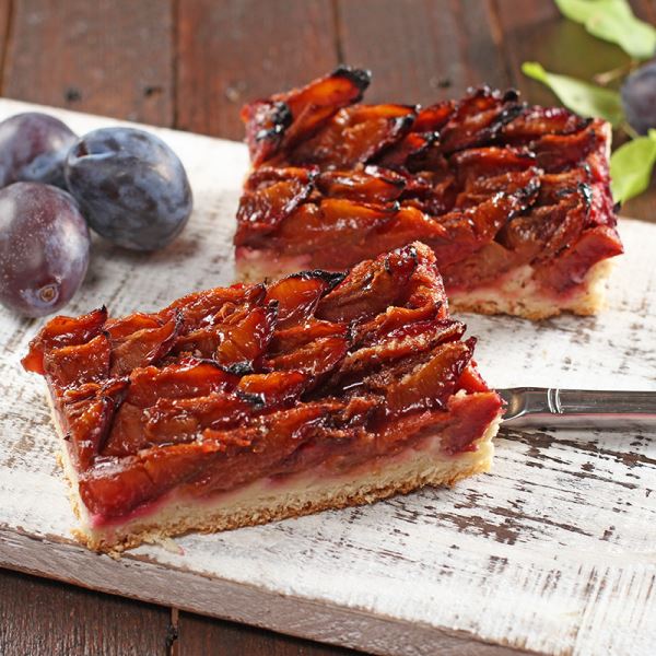 Zwetschgenkuchen ohne Streusel