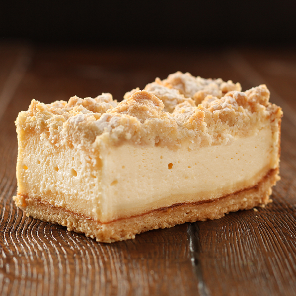 Vanillestreuselschnitte mit Vanillegeschmack