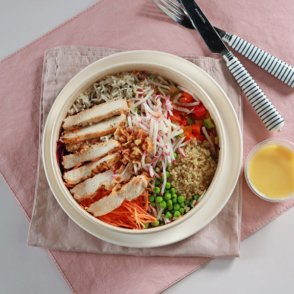 Bowl mit Hähnchen