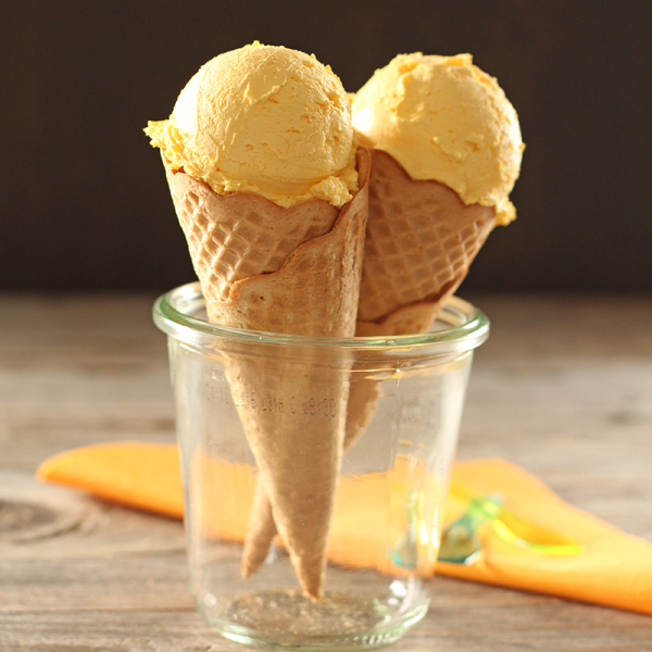 Eiskugel Mango Premium