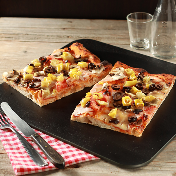 Pizza mit Pute