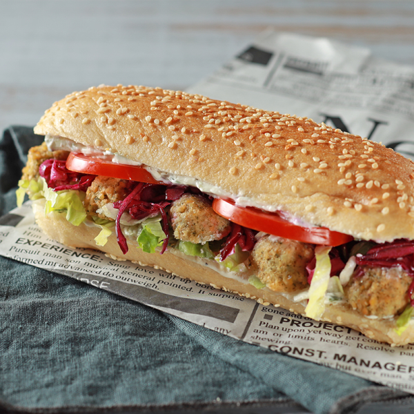 Panini mit Falafel