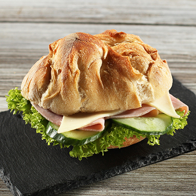 Knautzen mit Schinken/Käse